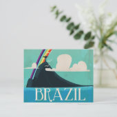 brazilië klaagt over het oude poster briefkaart (Staand voorkant)