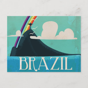 brazilië klaagt over het oude poster briefkaart