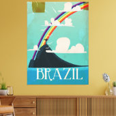 brazilië klaagt over het oude poster canvas afdruk (Insitu (Woonkamer))