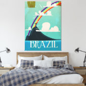 brazilië klaagt over het oude poster canvas afdruk (Insitu (Slaapkamer))