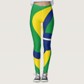 Brazilië kleurrijke leggings (Voorkant)