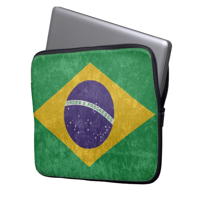 Brazilië Laptop Sleeve (Voorkant Links)