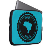 Brazilië Laptop Sleeve (Voorkant Rechts)
