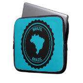 Brazilië Laptop Sleeve (Voorkant Links)