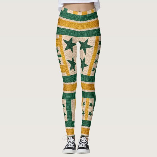 Brazilië Leggings (Voorkant)