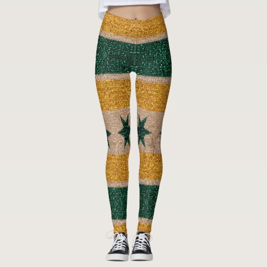 Brazilië Leggings (Voorkant)