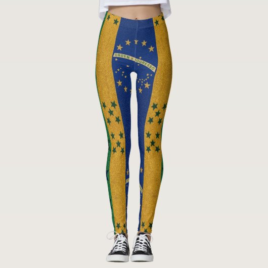 Brazilië Leggings (Voorkant)