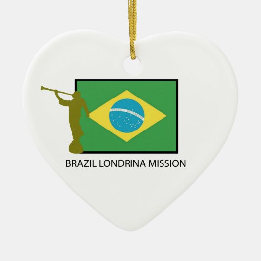 BRAZILIË LONDRINA MISSILDS KERAMISCH ORNAMENT (Voorkant)