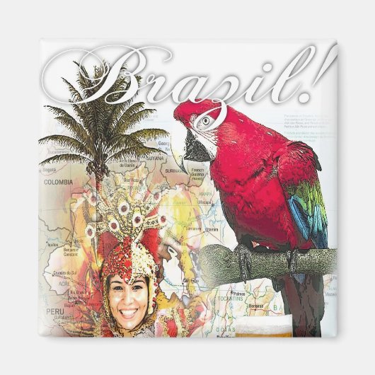 brazilië magneet (Voorkant)