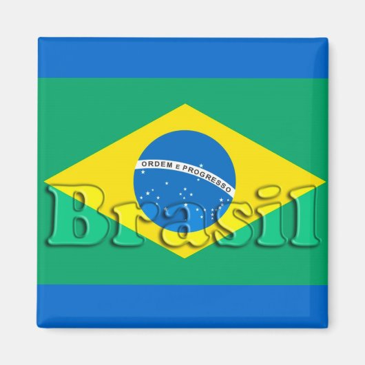 Brazilië Magneet (Voorkant)