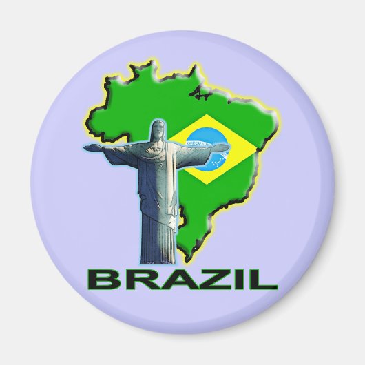 Brazilië Magneet (Voorkant)