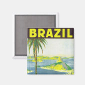 Brazilië Magneet (Voorkant / Achterkant)