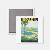 Brazilië Magneet (Voorkant / Achterkant)