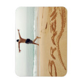 BRAZILIË. Man op de borst met een zwempak Magneet (Verticaal)