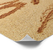 BRAZILIË. Man op de borst met een zwempak Poster (Hoek)