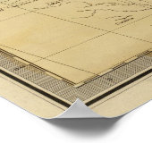 Brazilië met Guyana en Paraguay Poster (Hoek)