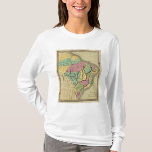 Brazilië met Guyana en Paraguay T-shirt