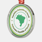 Brazilië Metalen Ornament (Links)