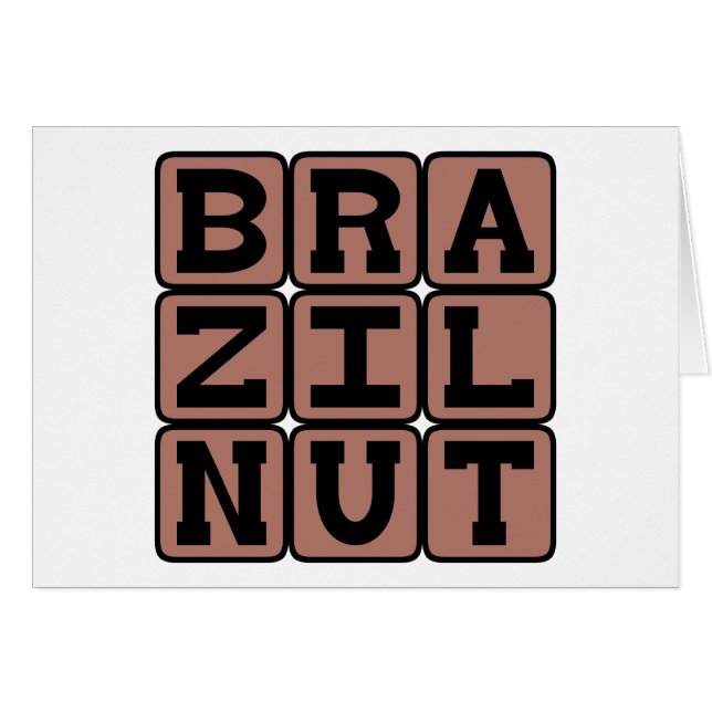Brazilië Nut, Legume (Voorkant Horizontaal)