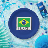 Brazilië Papieren Bordje (Feest)