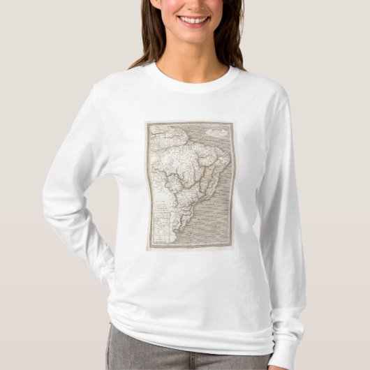 Brazilië, Paraguay en Uruguay T-shirt (Voorkant)