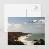 Brazilië Paraiba Beach Briefkaart (Voorkant / Achterkant)