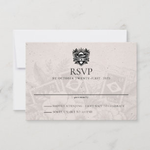Brazilië Paspoort bruiloft RSVP Kaart