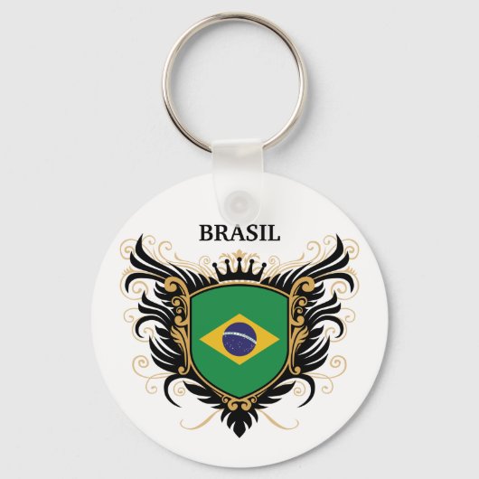 Brazilië [personaliseren] sleutelhanger (Voorkant)