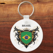 Brazilië [personaliseren] sleutelhanger (Voorkant)