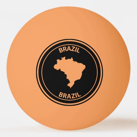 Brazilië Pingpongbal (Voorkant)