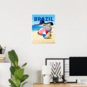 Brazilië Poster (Thuiskantoor)
