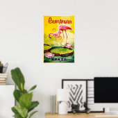 Brazilië poster (Thuiskantoor)