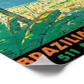 Brazilië Poster (Hoek)