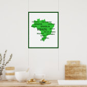 Brazilië Poster (Keuken)