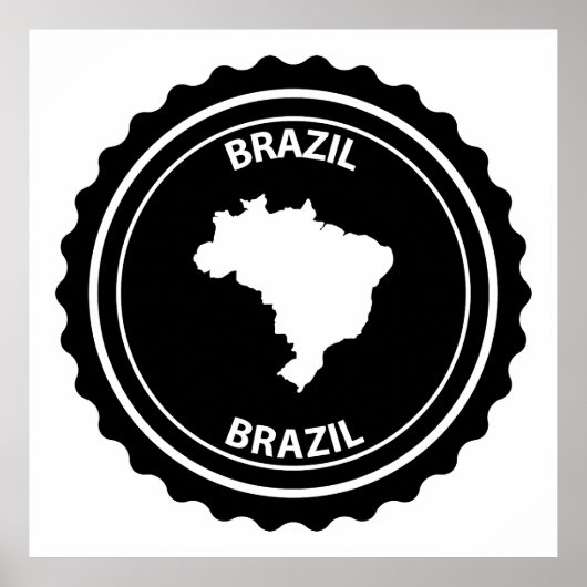Brazilië Poster (Voorkant)