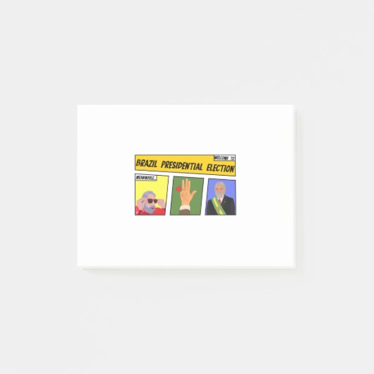 Brazilië Presidential Election Post-it® Notes (Voorkant)
