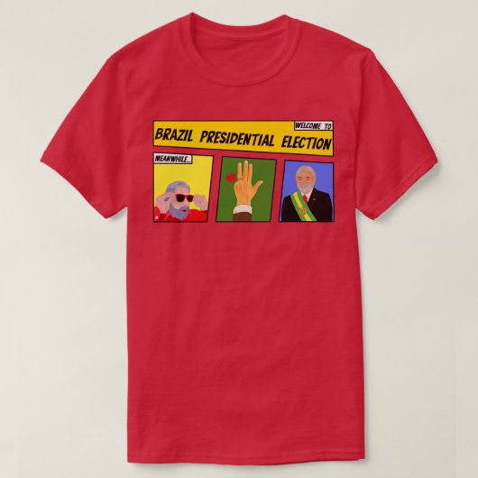 Brazilië Presidential Election T-shirt (Design voorkant)