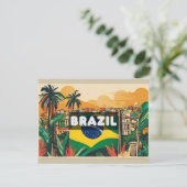 Brazilië Reis Vakantie Herinnering Briefkaart (Staand voorkant)
