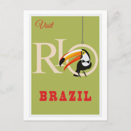Brazilië Reisposter  Briefkaart