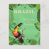 Brazilië Reisposter, Toucan, Briefkaart (Voorkant)