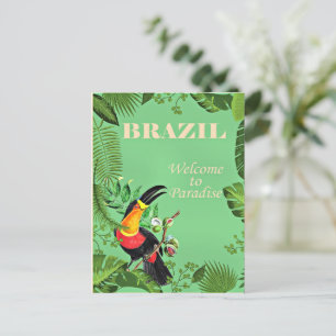 Brazilië Reisposter, Toucan, Briefkaart