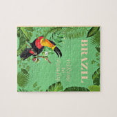 Brazilië Reisposter, Toucan, Legpuzzel (Horizontaal)