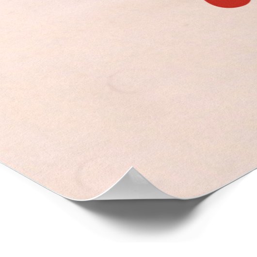 Brazilië, Rio Beach Poster (Hoek)