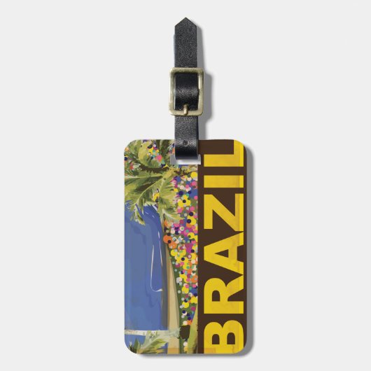 Brazilië - Rio De Janeiro Bagagelabel (Voorkant verticaal)