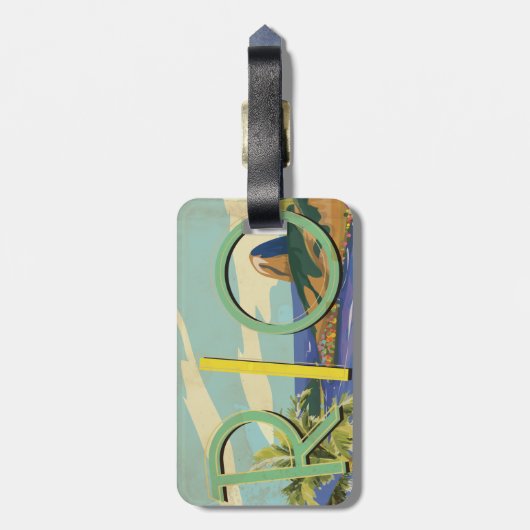 Brazilië - Rio De Janeiro Bagagelabel (Achterkant verticaal)