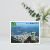 Brazilië - Rio de Janeiro - Briefkaart (Staand voorkant)