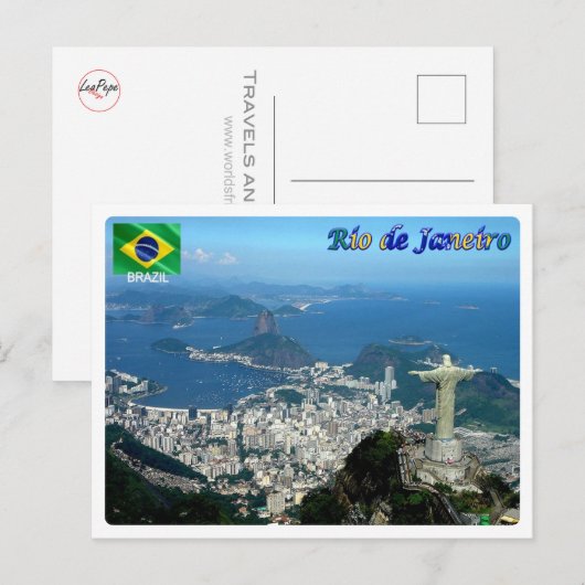 Brazilië - Rio de Janeiro - Briefkaart (Voorkant / Achterkant)