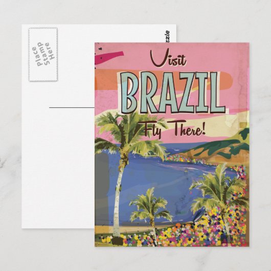 Brazilië - Rio De Janeiro Briefkaart (Voorkant / Achterkant)