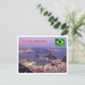 Brazilië - Rio de Janeiro - Briefkaart (Staand voorkant)