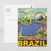 Brazilië - Rio De Janeiro Briefkaart (Voorkant / Achterkant)